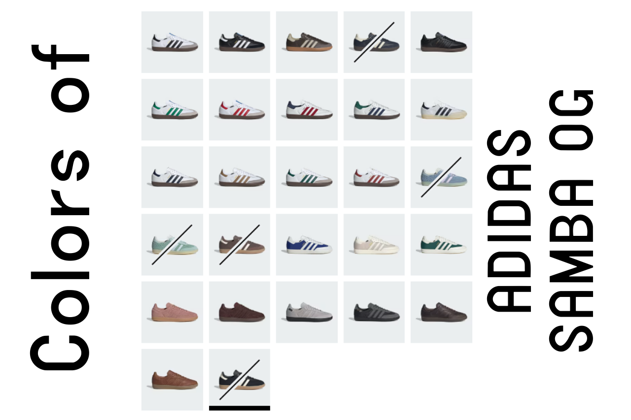 Colors of Samba OG - Credit: ADIDAS